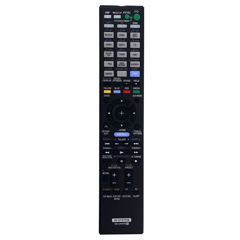 Télécommande infrarouge de remplacement pour lecteur DVD amplificateur Sony RM-AAP078