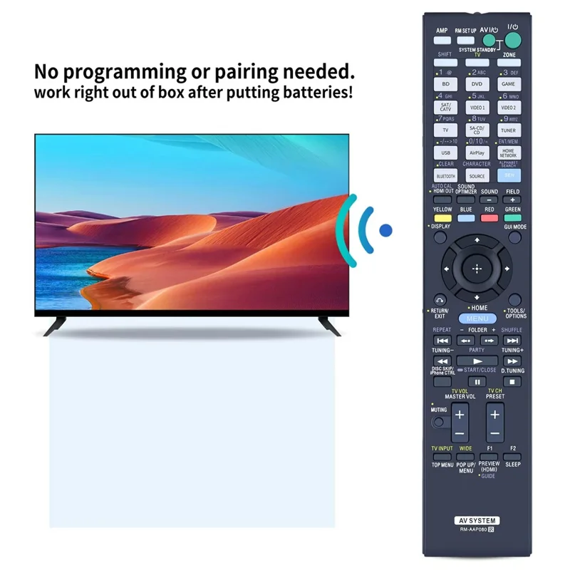 RM-AAP080 For Sony DVD Amplifier Player Remote Control Infrared Replacement Controller