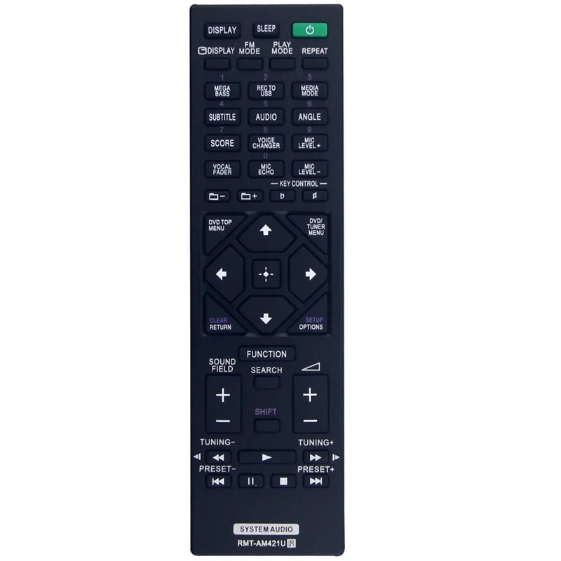 Telecomando sostitutivo a infrarossi per sistema audio domestico Sony RMT-AM421U
