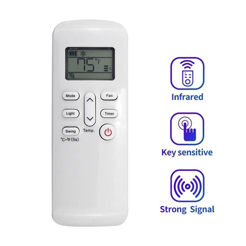810900659  /  810900659A For LG Air Conditioner Infrared Remote Control Replacement Handheld Controller