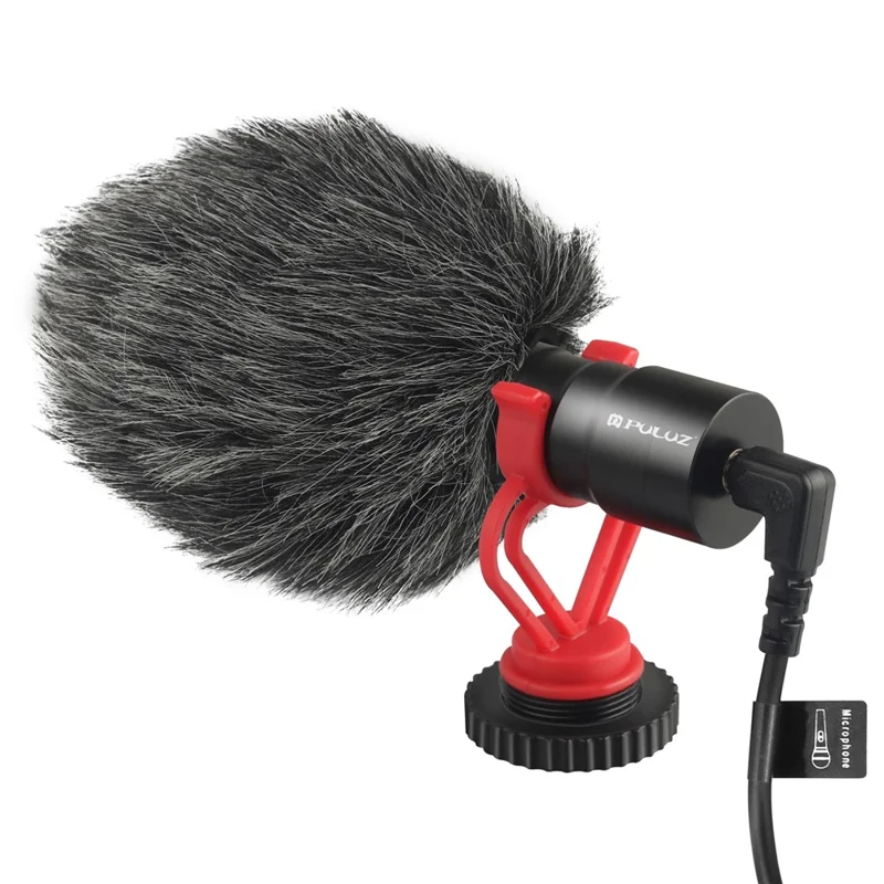 PULUZ PU3044 Professional 3.5mm Interview Microphone Smartphone Camera Filming Mic