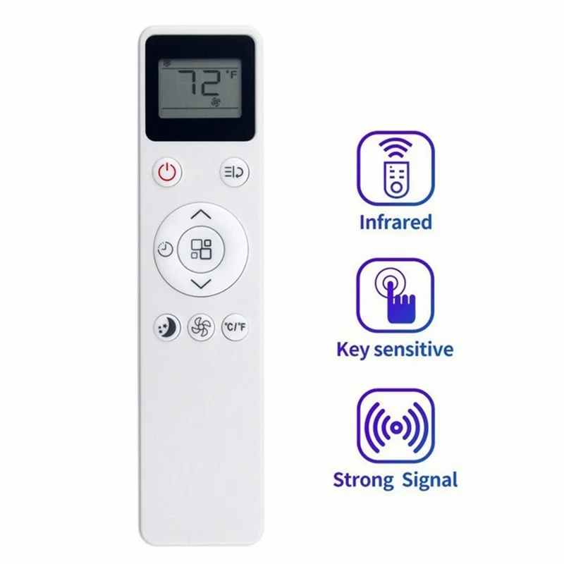 UYKQ-100B For BLACK+DECKER Air Conditioner Remote Control Infrared Replacement 10m Range