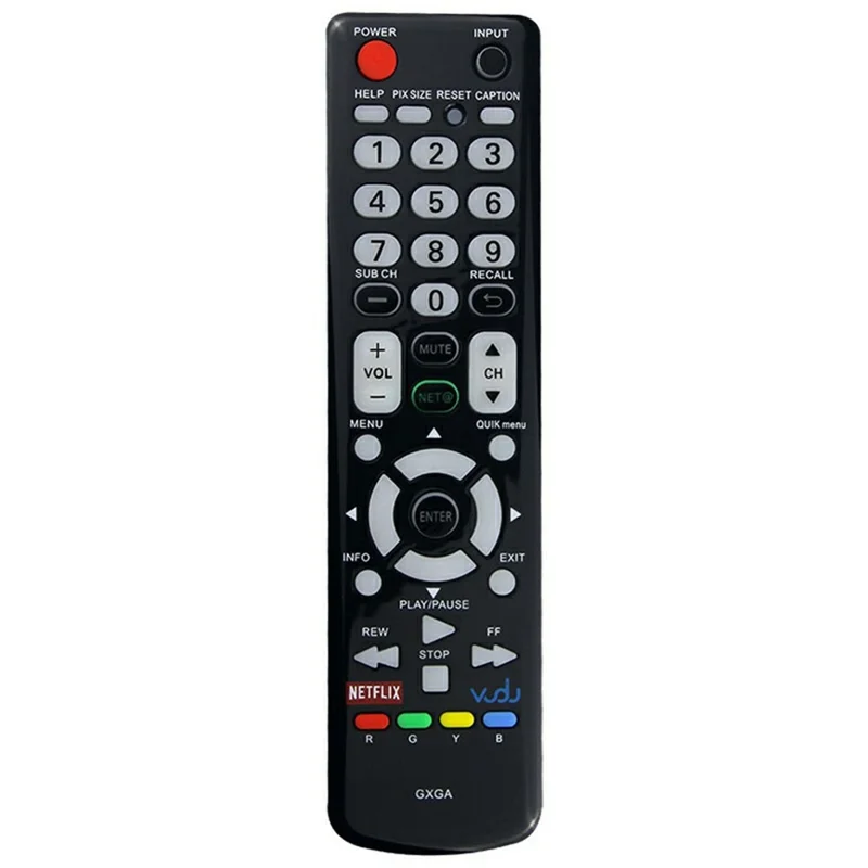GXGA For Sanyo TV Remote Control Infrared Wireless 10m Range Battery Powered Ergonomic Design