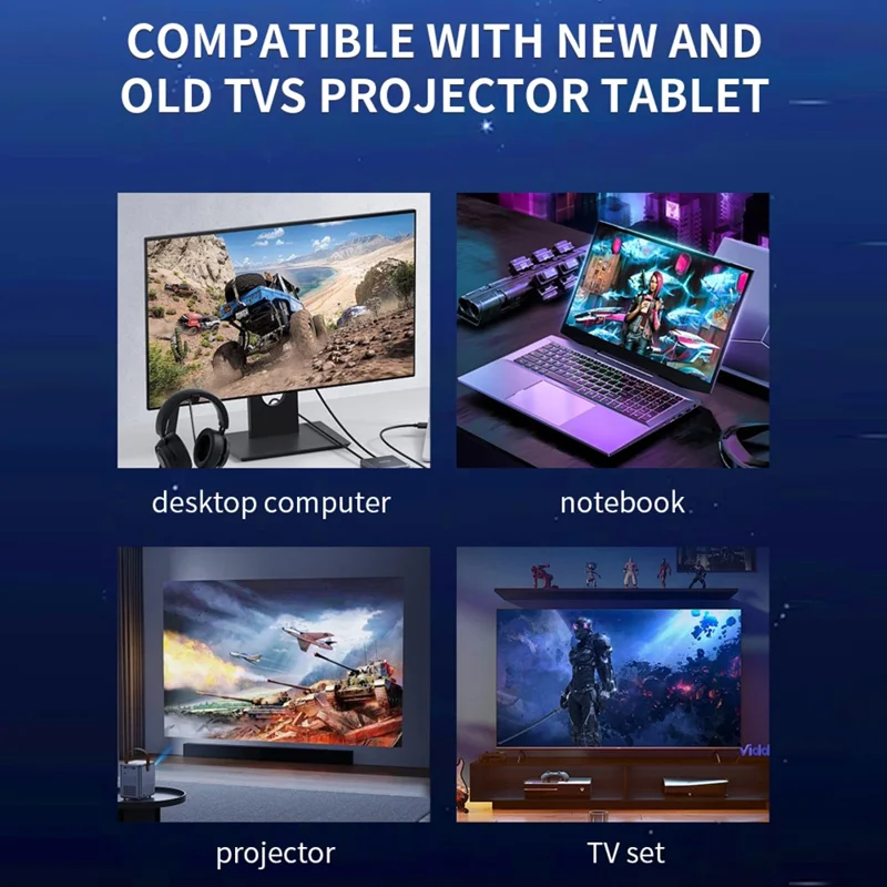 GS5 Mini Game Console TV Stick HD Video Game System 30000+ Games Emulator - Blue