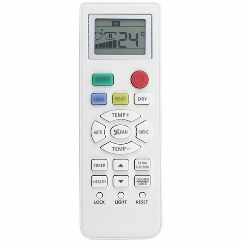 0010401715B For Haier Air Conditioner Infrared Remote Control Plastic Ergonomic Replacement Controller