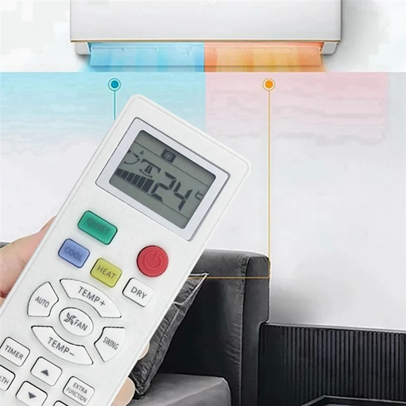 0010401715B For Haier Air Conditioner Infrared Remote Control Plastic Ergonomic Replacement Controller