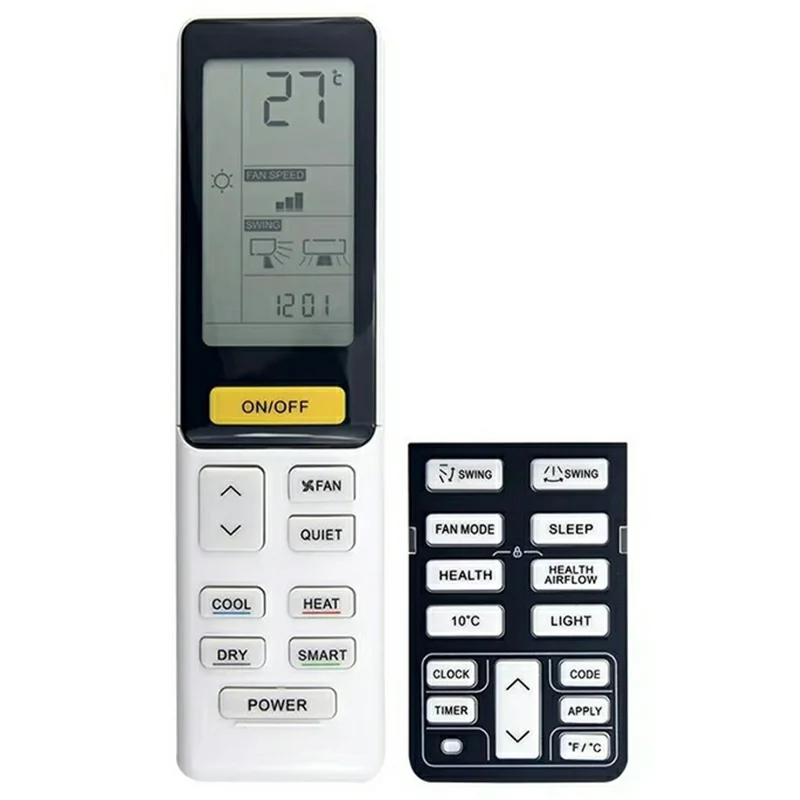 0010402886V For Haier Air Conditioner Infrared Remote Control Plastic Ergonomic Replacement Controller