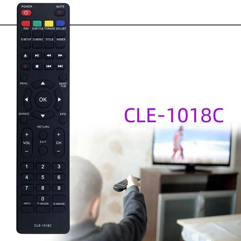 CLE-1018C For Hitachi LCD TV Infrared Remote Control Long Range Handheld Controller Replacement