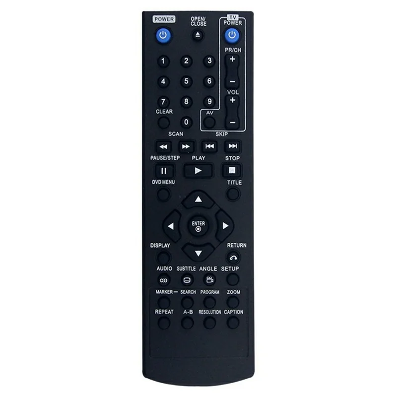 Télécommande infrarouge ergonomique de remplacement pour lecteur DVD LG COV33662806