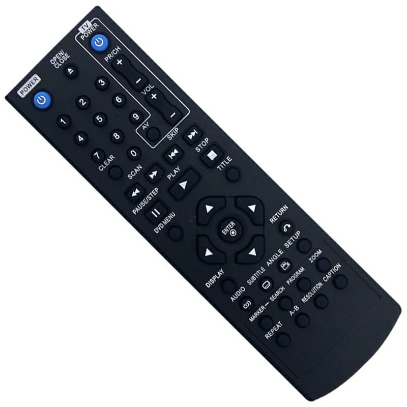 Télécommande infrarouge ergonomique de remplacement pour lecteur DVD LG COV33662806