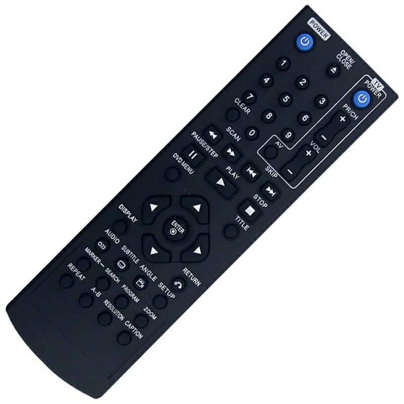 Télécommande infrarouge ergonomique de remplacement pour lecteur DVD LG COV33662806