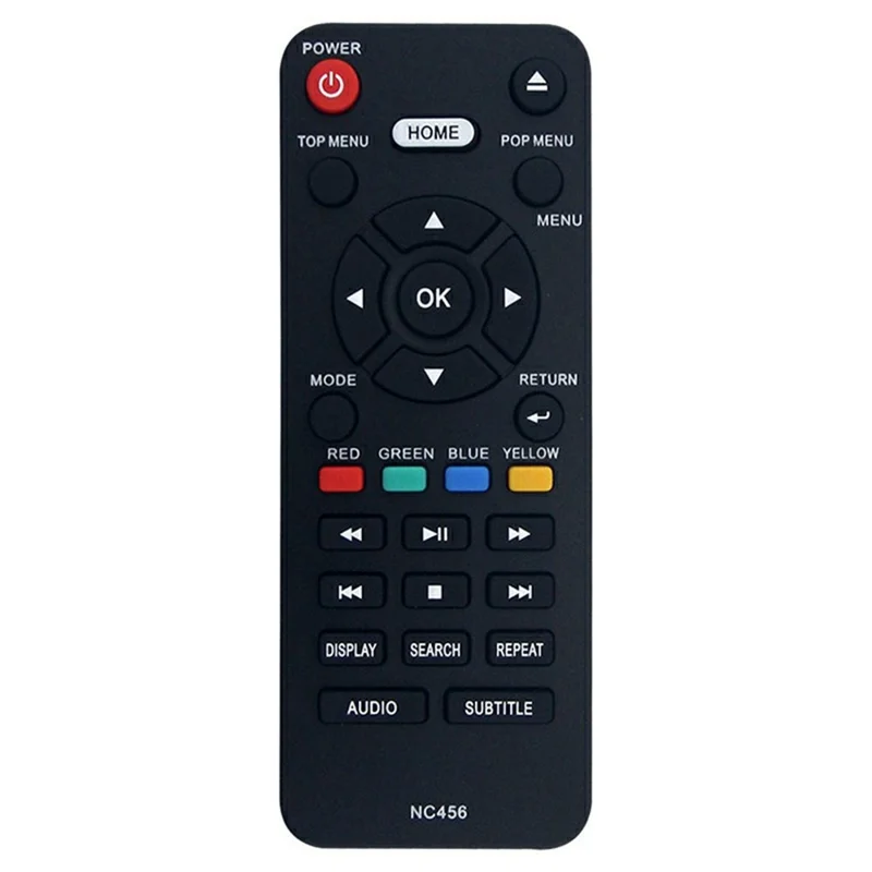 NC456 Télécommande de remplacement infrarouge à piles pour lecteur DVD Sanyo, portée de 10 mètres