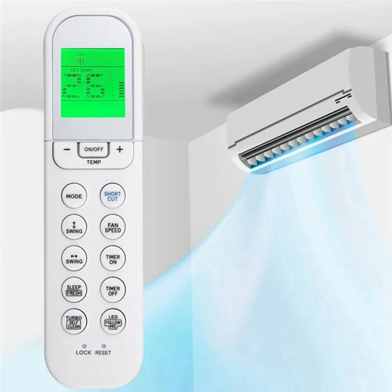 Пульт дистанционного управления RG36A11 / BGEF для кондиционера Midea с инфракрасным управлением, диапазоном 10 м, запасной