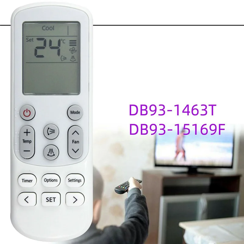 DB93-1463T / DB93-15169F для замены инфракрасного пульта дистанционного управления кондиционером Samsung Диапазон 10 м