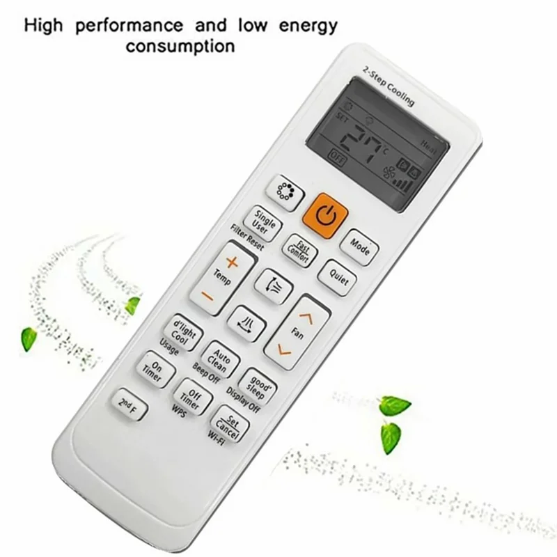 DB93-11489L Remplacement de la télécommande infrarouge pour climatiseur Samsung Portée de 10 m
