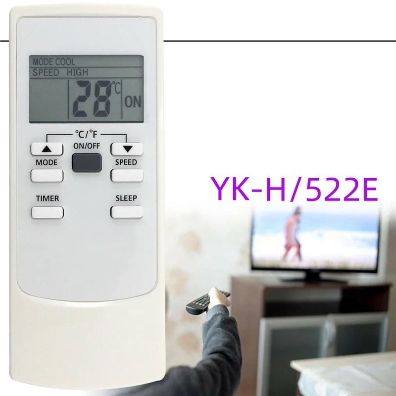 YK-H / 522E For Honeywell Air Conditioner Replacement Controller 10m Range Infrared Remote Control