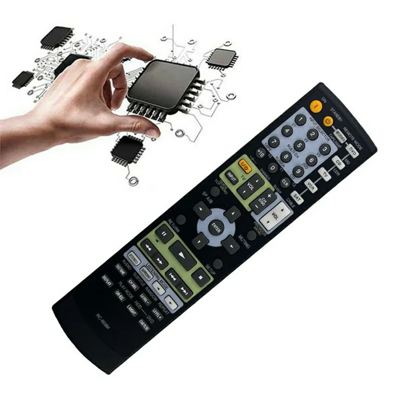 RC-608M Für Onkyo Verstärker Player Fernbedienung 10m Reichweite Batteriebetrieben Ersatz Controller