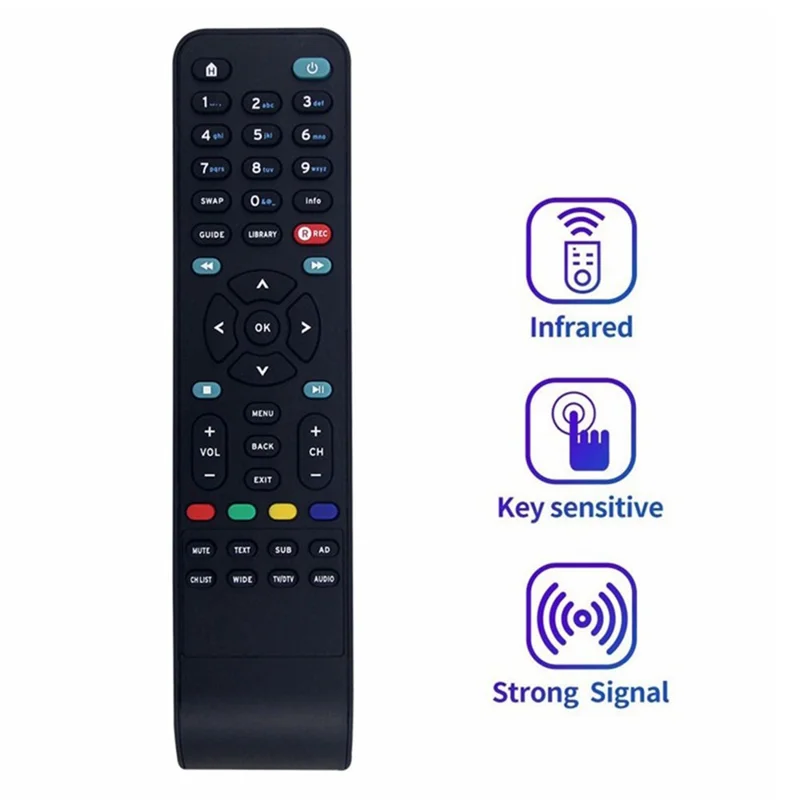 RC1994505 / 01 For Sandstrom TV Box Remote Control Infrared Replacement 10m Range Controller