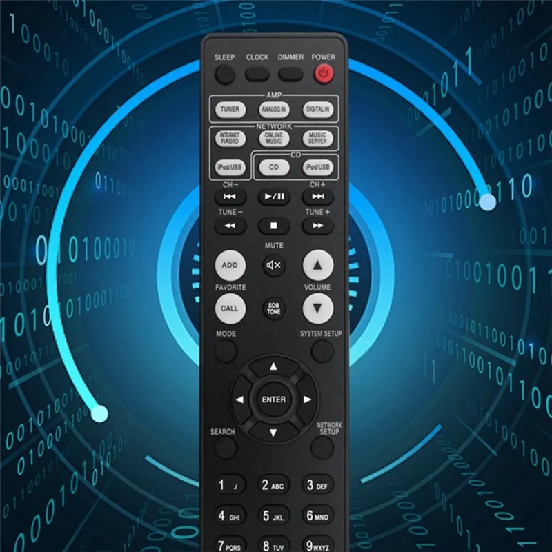 RC-1163 For DENON AV Receiver Infrared Remote Control 10m Range AAA Battery Powered Replacement