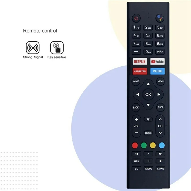 KT1946-HG For JVC LCD TV Remote Control Battery Powered Voice Activated Infrared Controller