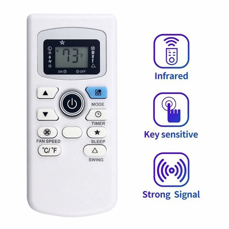 UYKQ-44 Infrared Remote Control for Soleus / TCL / Rcecaoshan Air Conditioner Replacement Controller