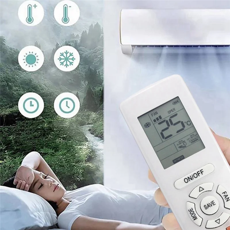 YAPOF15 For Gree Air Conditioner Infrared Remote Control Replacement 10m Range Wireless Controller