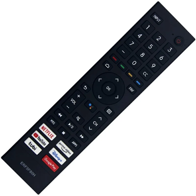 ERF3F80H For Hisense TV Remote Control 1-10m Range Infrared Replacement Controller (Not Support Voice Function)
