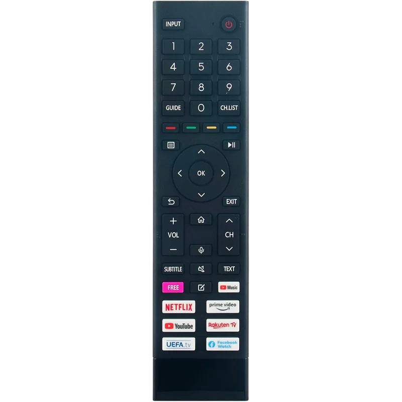 ERF3B80H For Hisense TV Remote Control 1-10m Range Infrared Replacement Controller (Not Support Voice Function)