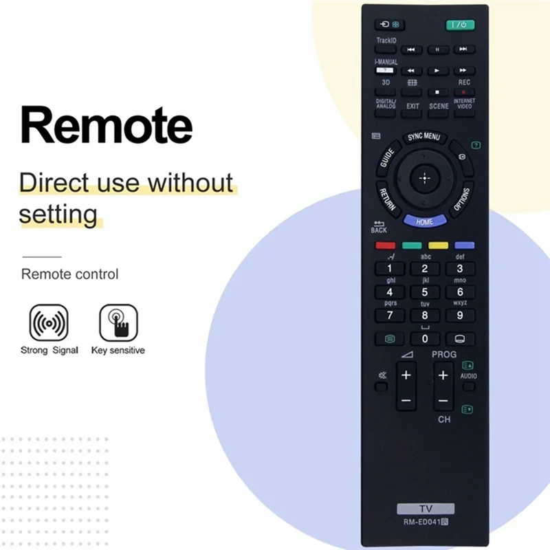 RM-ED041 For Sony TV Remote Control Battery Powered Infrared Replacement Handheld Controller