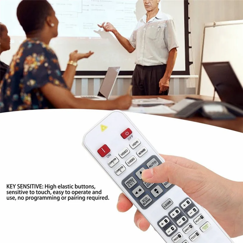 For BenQ Projector Battery Powered Infrared Remote Control 10m Range Ergonomic Handheld Controller