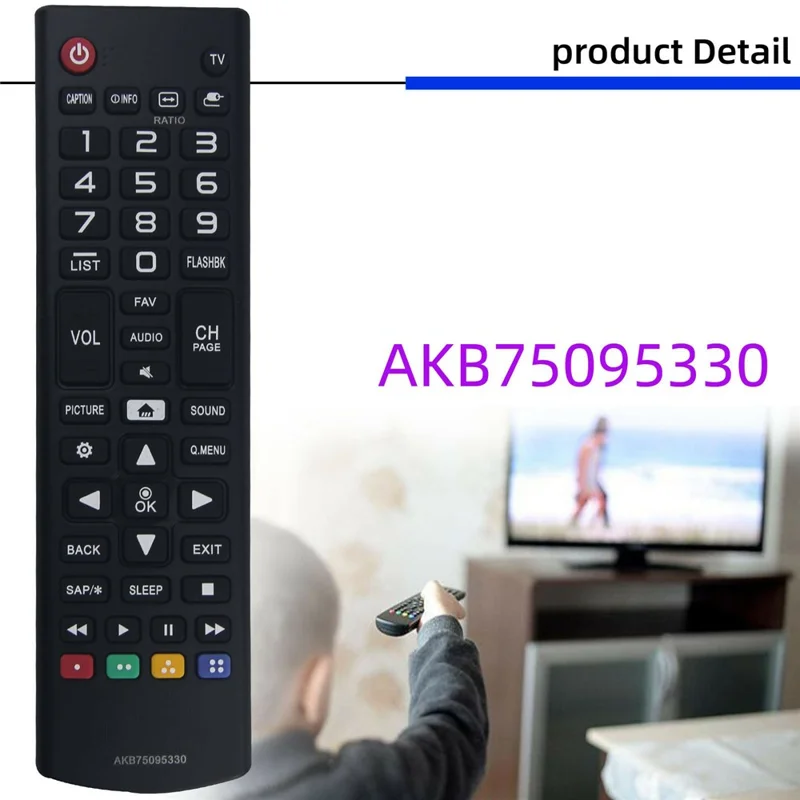 AKB75095330 For LG TV Remote Control Infrared Wireless Replacement Controller