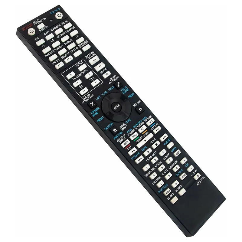 AXD7591 For Pioneer AV Receiver Remote Control 10m Range Handheld Controller Replacement