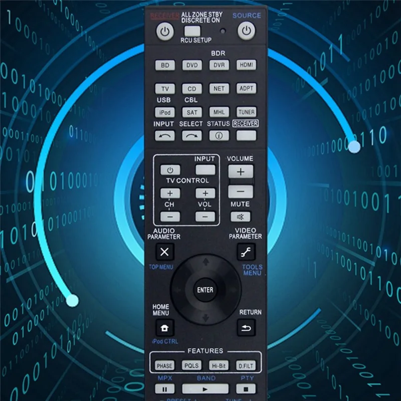 AXD7668 For Pioneer AV Receiver Remote Control 10m Range Handheld Controller Replacement