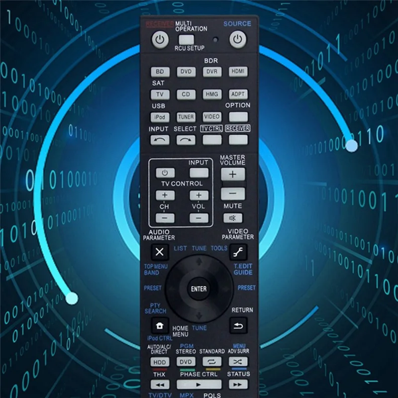 AXD7613 For Pioneer AV Receiver Remote Control 10m Range Handheld Controller Replacement