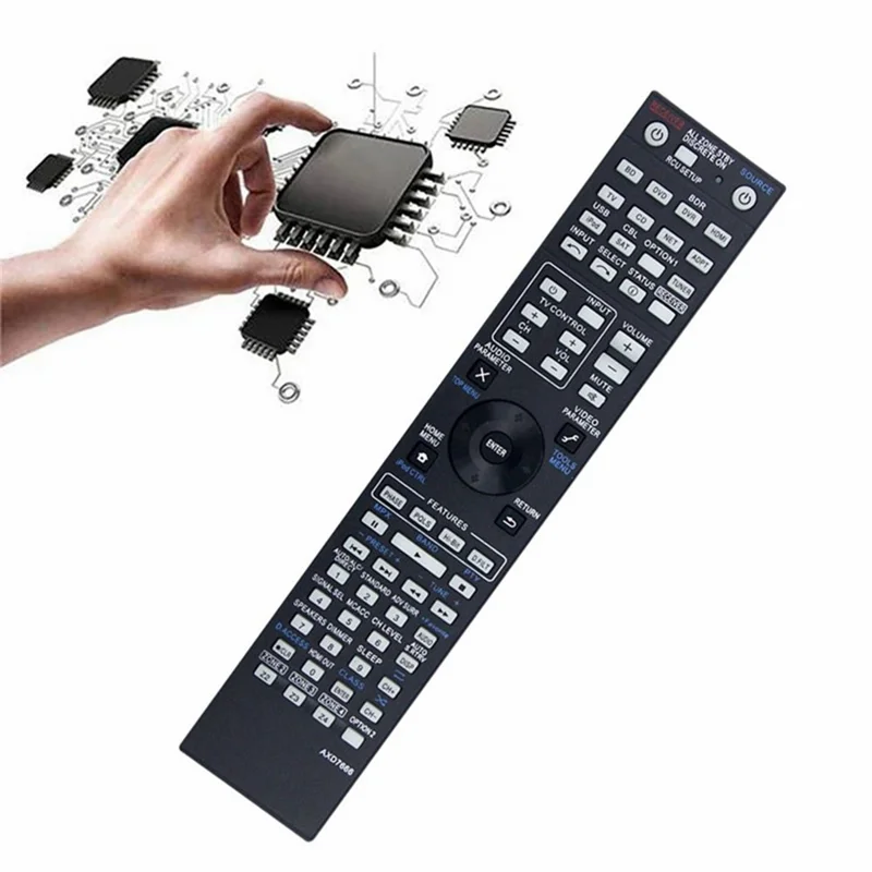 AXD7666 For Pioneer AV Receiver Remote Control 10m Range Handheld Controller Replacement