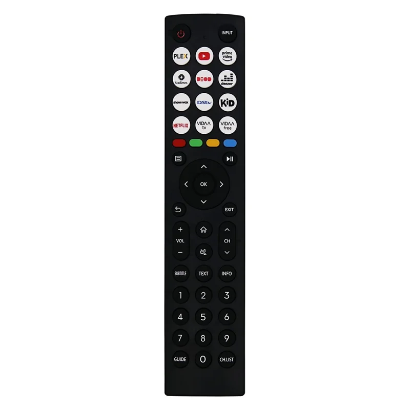 EN2J36H For Hisense TV Remote Control 1-10m Range Ergonomic Infrared Controller Replacement