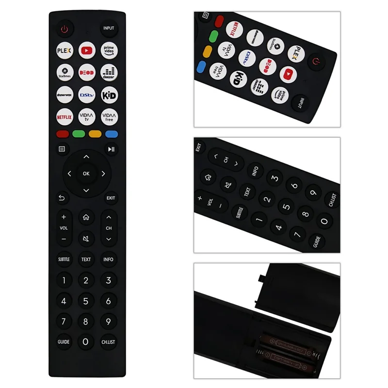 EN2J36H For Hisense TV Remote Control 1-10m Range Ergonomic Infrared Controller Replacement