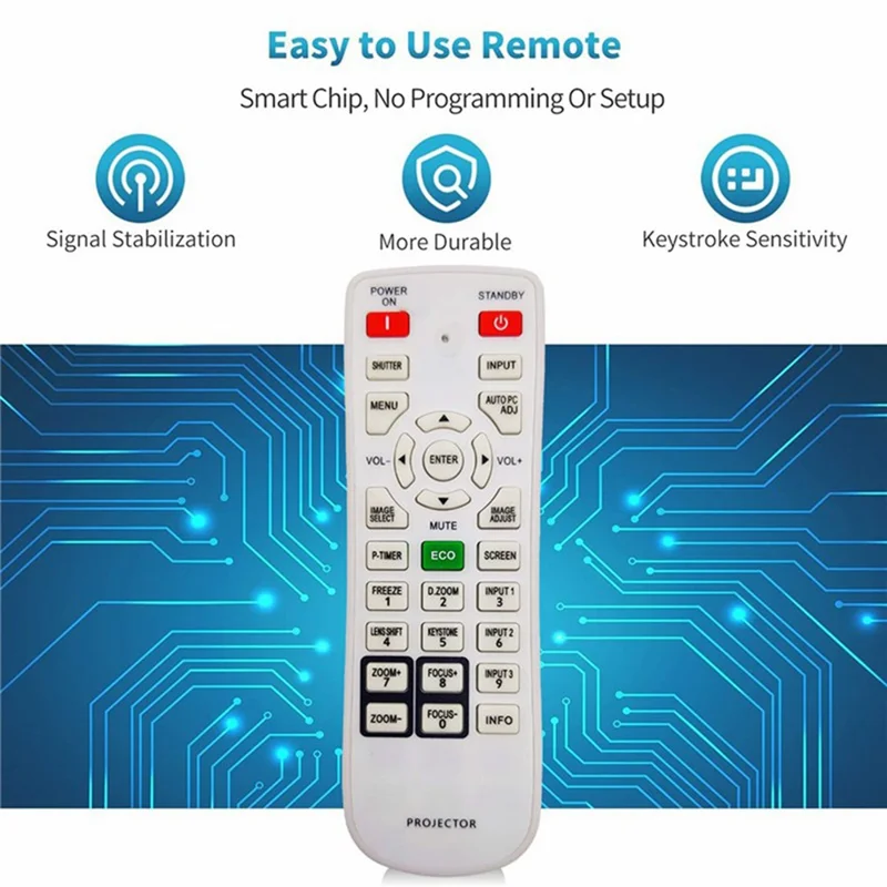 N2QAYA000039 til Panasonic projektor Infrarød fjernbetjeningsskift 10 m rækkevidde