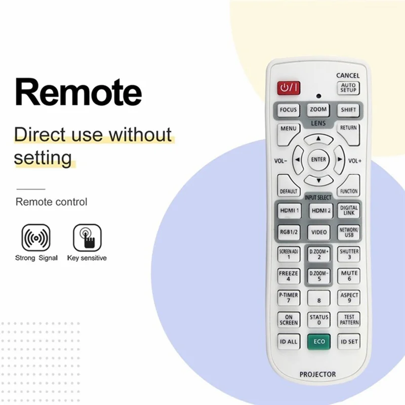 N2QAYA000150 For Panasonic Projector Infrared Remote Control 10m Range Replacement