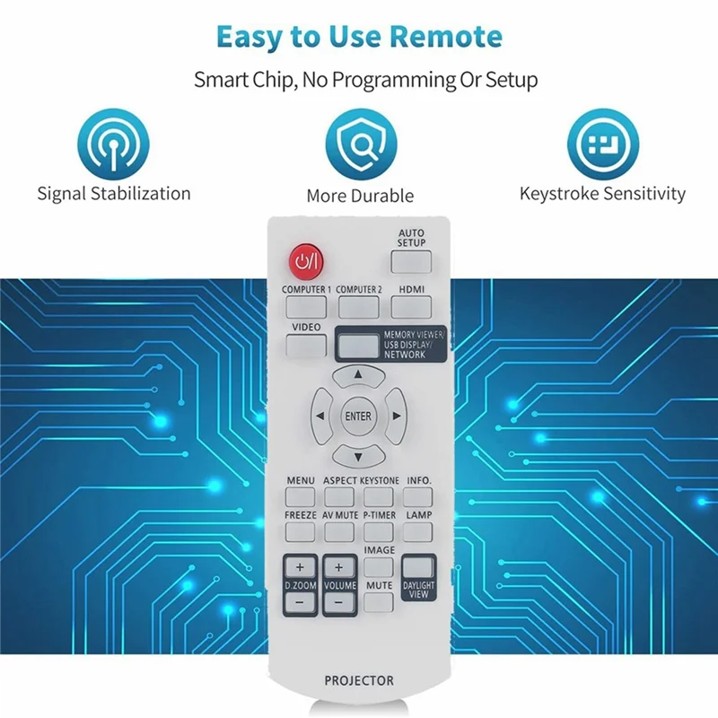 N2QAYA000116 Universal Remote Controller for Panasonic Projector Infrared Remote Control 10m Range