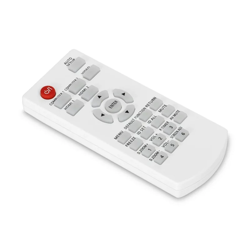 N2QAYA000088 til Panasonic projektor infrarød fjernbetjening erstatning 10 m rækkevidde, ingen programmering nødvendig