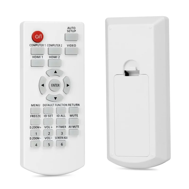 N2QAYA000088 til Panasonic projektor infrarød fjernbetjening erstatning 10 m rækkevidde, ingen programmering nødvendig