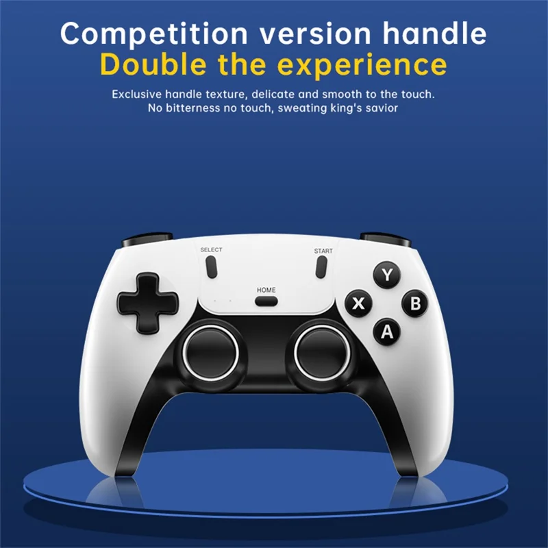 Console de jeu rétro GS5 Pro avec boîte de jeux, 30000 jeux, 53 émulateurs, sortie HD 4K, 2 contrôleurs et carte TF de 128 Go