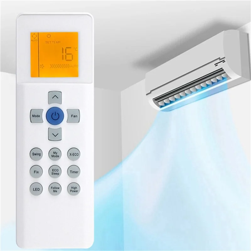 RG67G(2S) / BGEF For Carrier Air Conditioner Infrared Remote Control 10m Range Replacement Controller