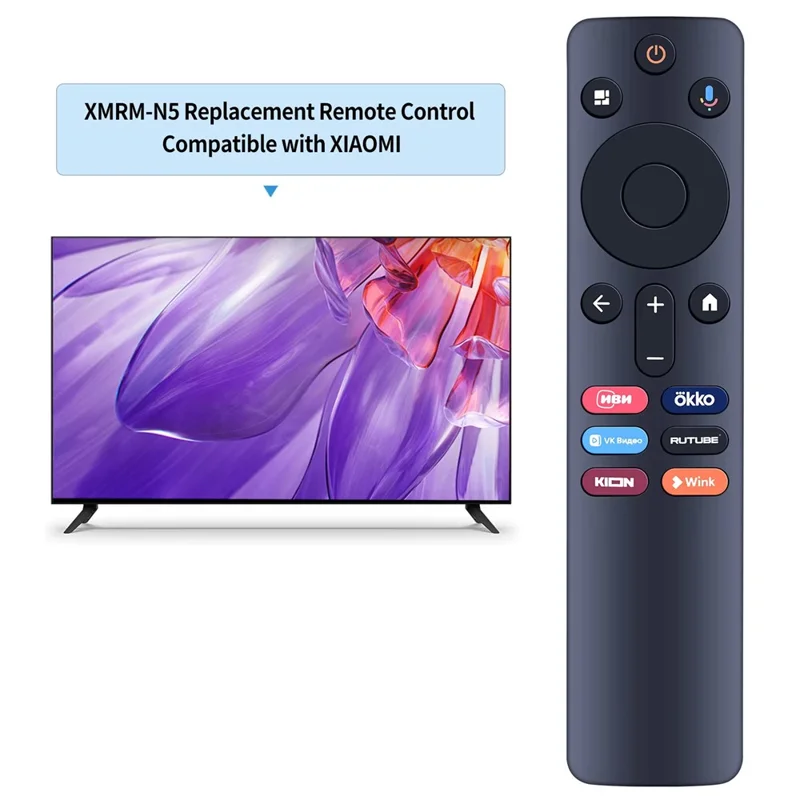 XMRM-N5 For Xiaomi TV Box Remote Control Voice Enabled Replacement 10m Range Ergonomic Controller