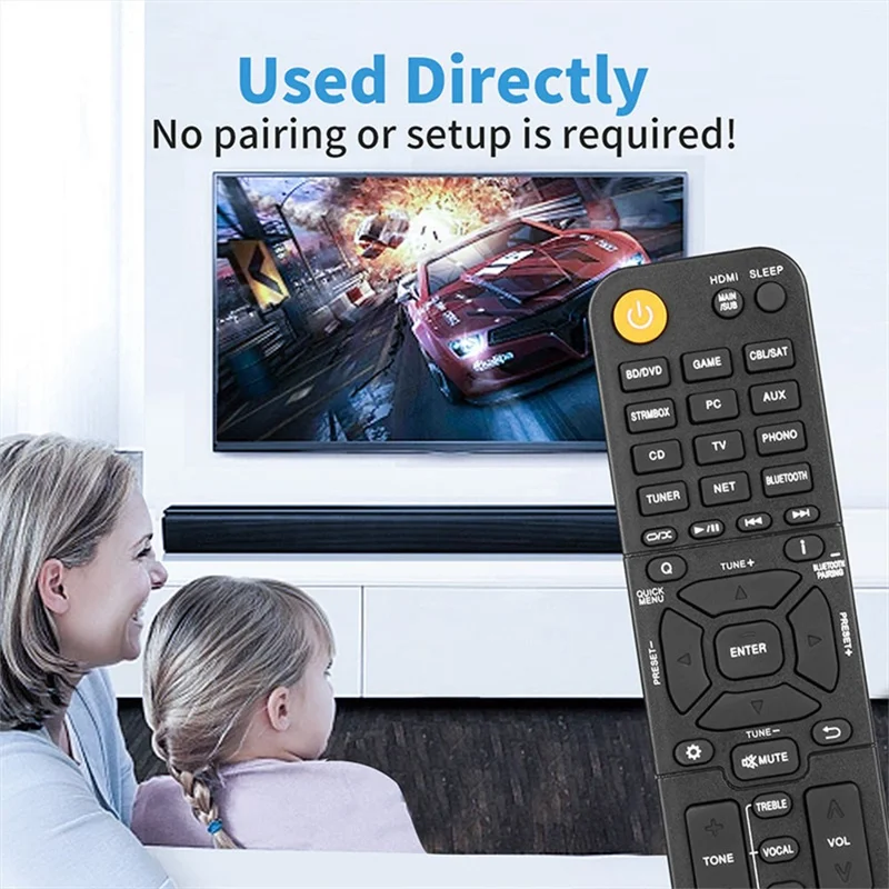 RC-972R For Onkyo AV Receiver Remote Control 10m Range Ergonomic Infrared Wireless Controller