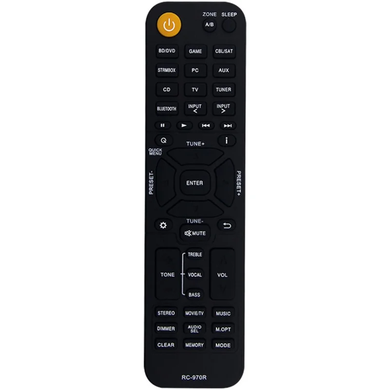 RC-970R For Onkyo AV Receiver Remote Control 10m Range Ergonomic Infrared Wireless Controller