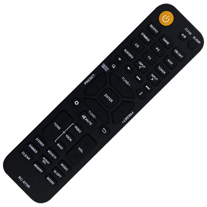 RC-970R For Onkyo AV Receiver Remote Control 10m Range Ergonomic Infrared Wireless Controller
