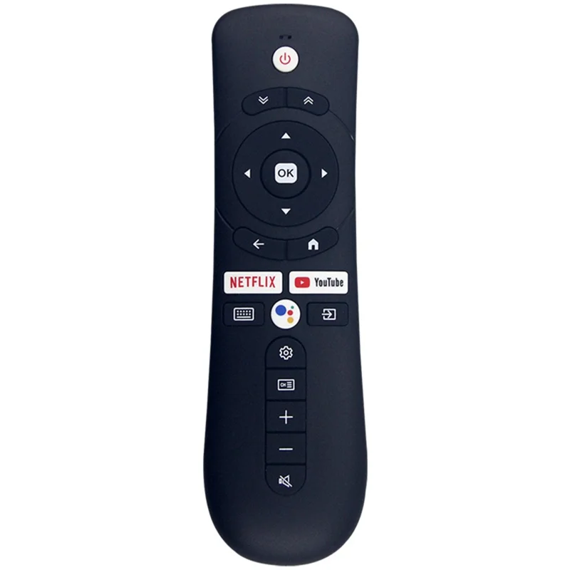 RC-201BV For Syinix 4K UHD TV Voice Control Remote Replacement 10m Range Battery Powered Controller
