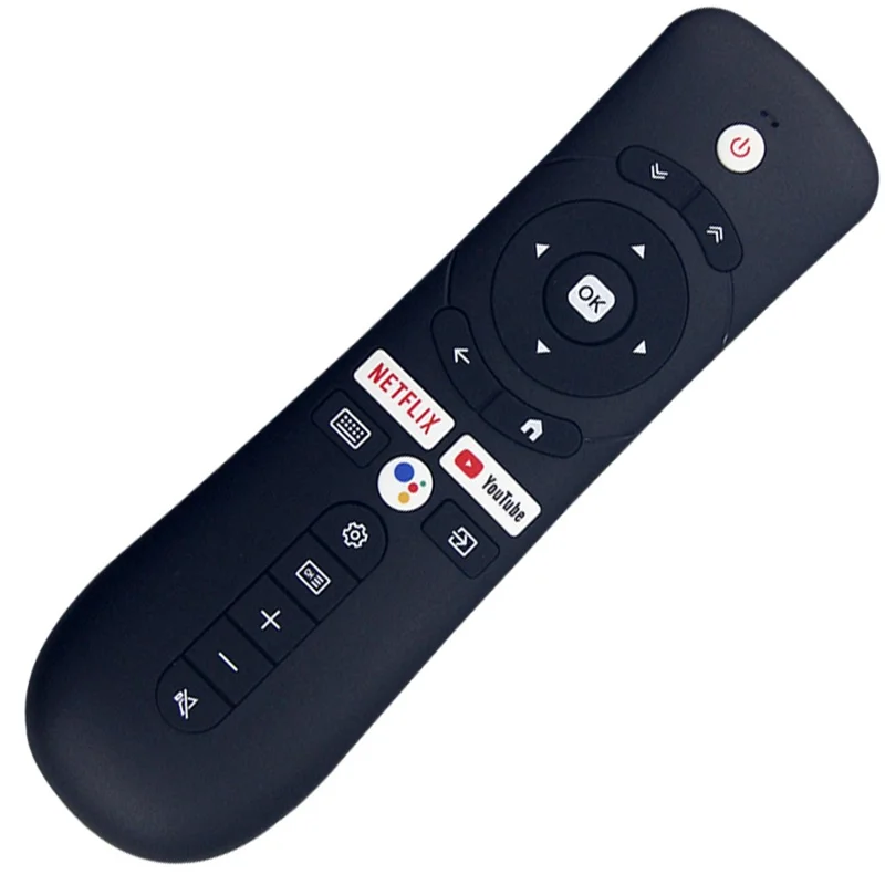 RC-201BV For Syinix 4K UHD TV Voice Control Remote Replacement 10m Range Battery Powered Controller